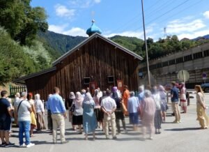Photographie des archives de l’église d’Ugine