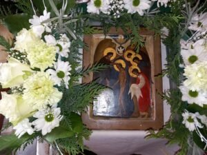 Photographie des archives de l’église d’Ugine