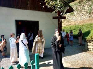 Photographie des archives de l’église d’Ugine