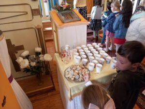 Photographie des archives de l’église d’Ugine